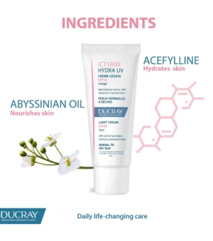 Ducray Ictyane Hydra Uv Creme Legere