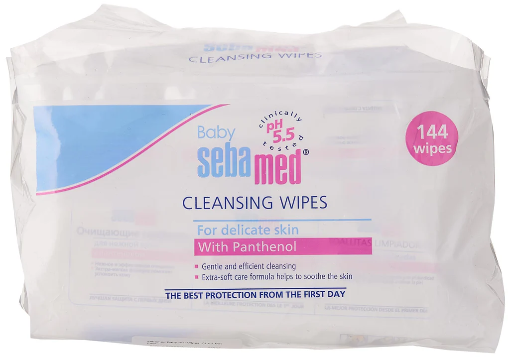 Sebamed Baby Wet Wipes 2x72 - Duo Pack